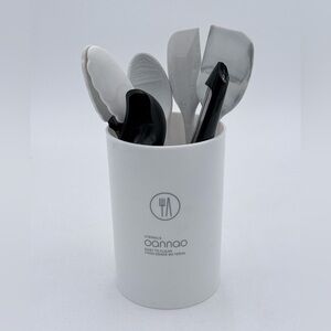 Oannao Silicone Cooking Utensils 7pcSet Heat Resistant Kitchen - Marble Pattern